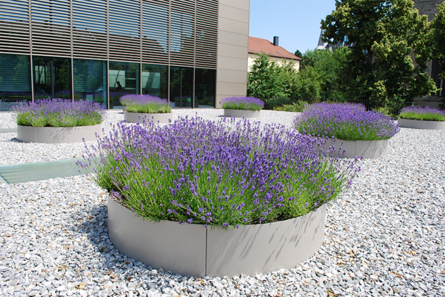 Optigrün Bacs à plantes en aluminium