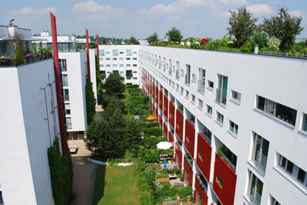 Residential complex Seitenberggasse - View of the inner courtyard Residential complex Seitenberggasse - View of the inner courtyard